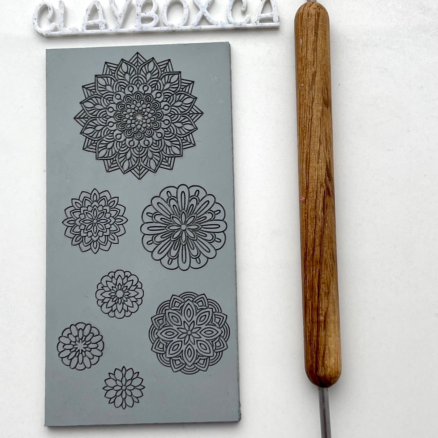 Mandala texture mat and matching cutters