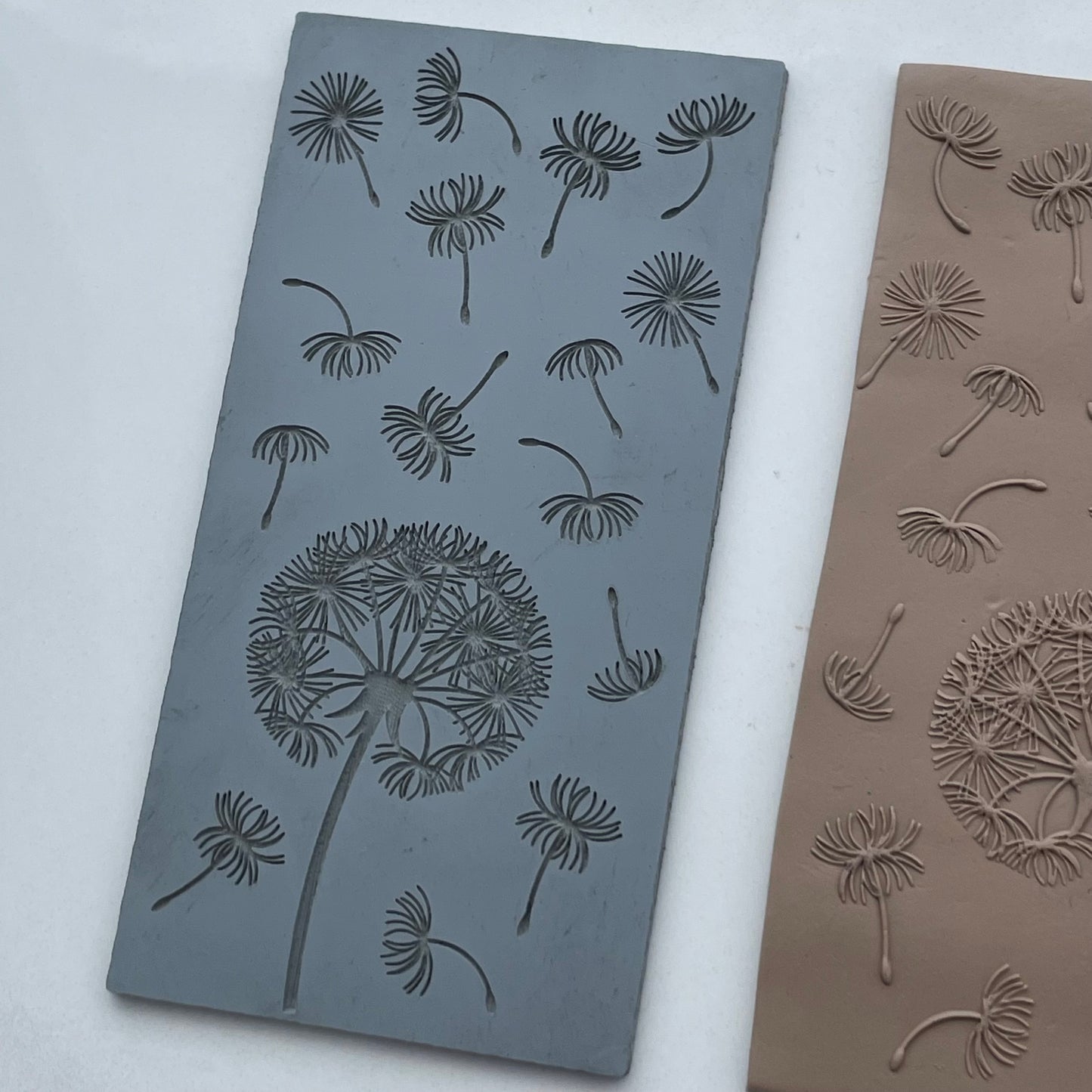 Dandelions texture mat