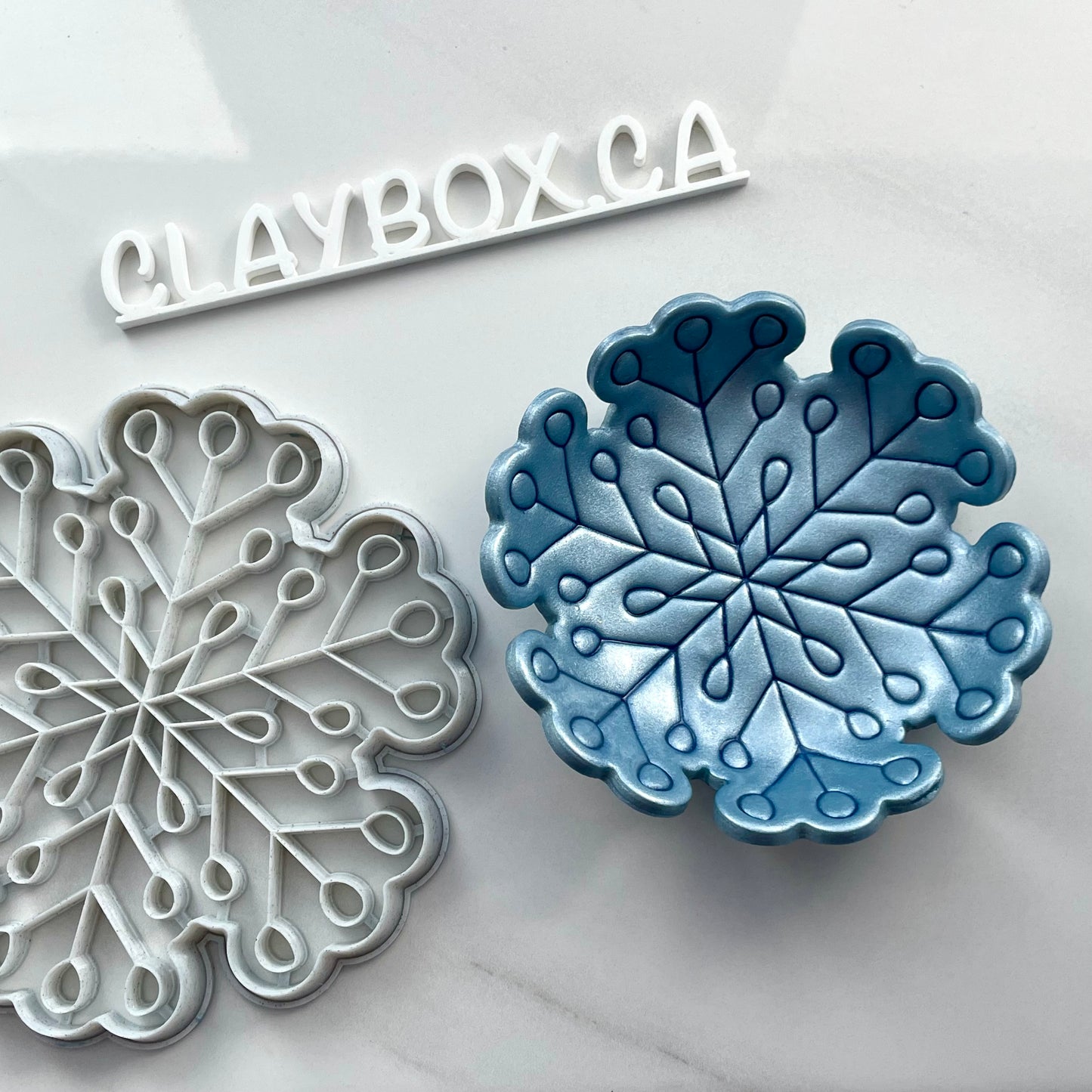 Snowflake large cutter - perfect for making ring dishes or coasters