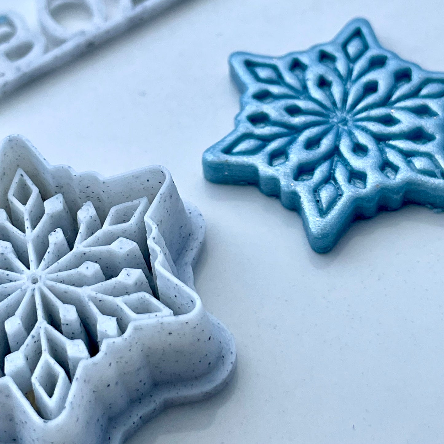 Snowflake combined stamp/cutter