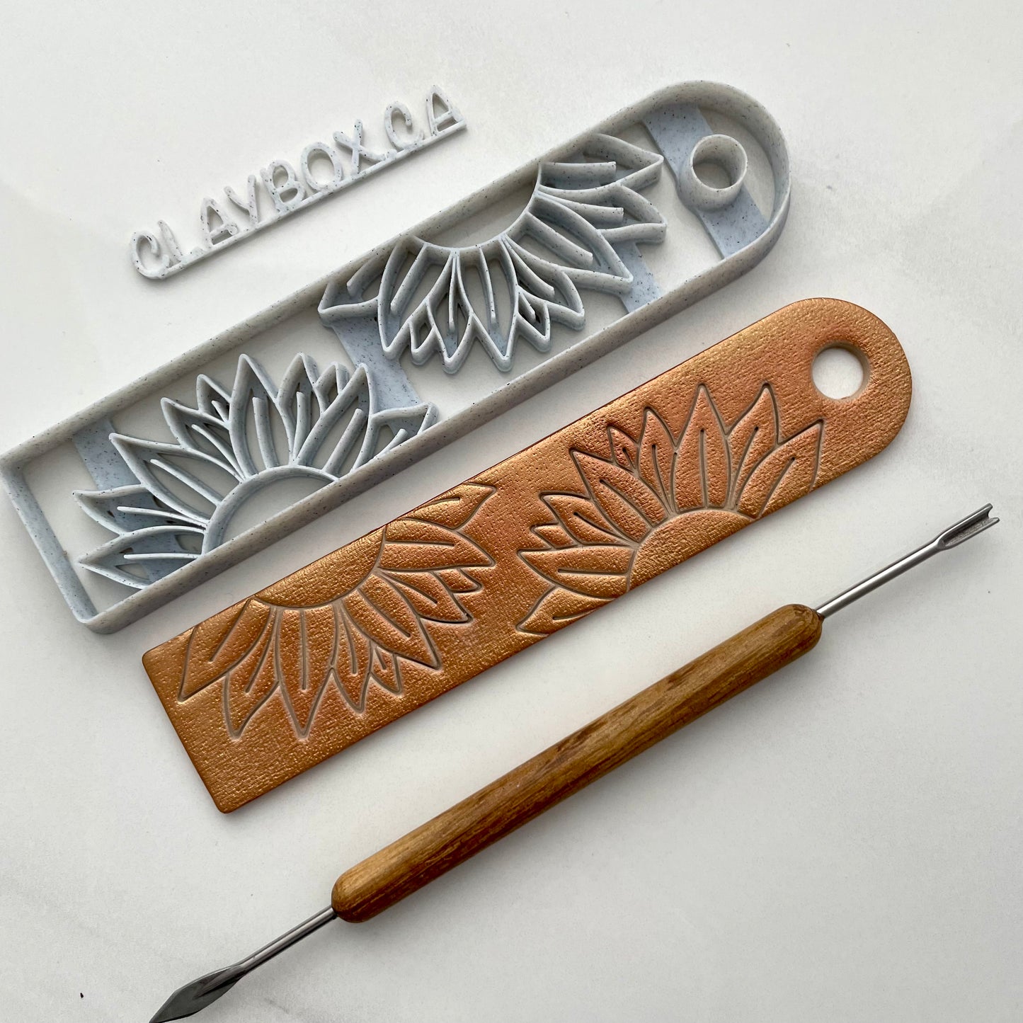 Sunflowers bookmark cutter