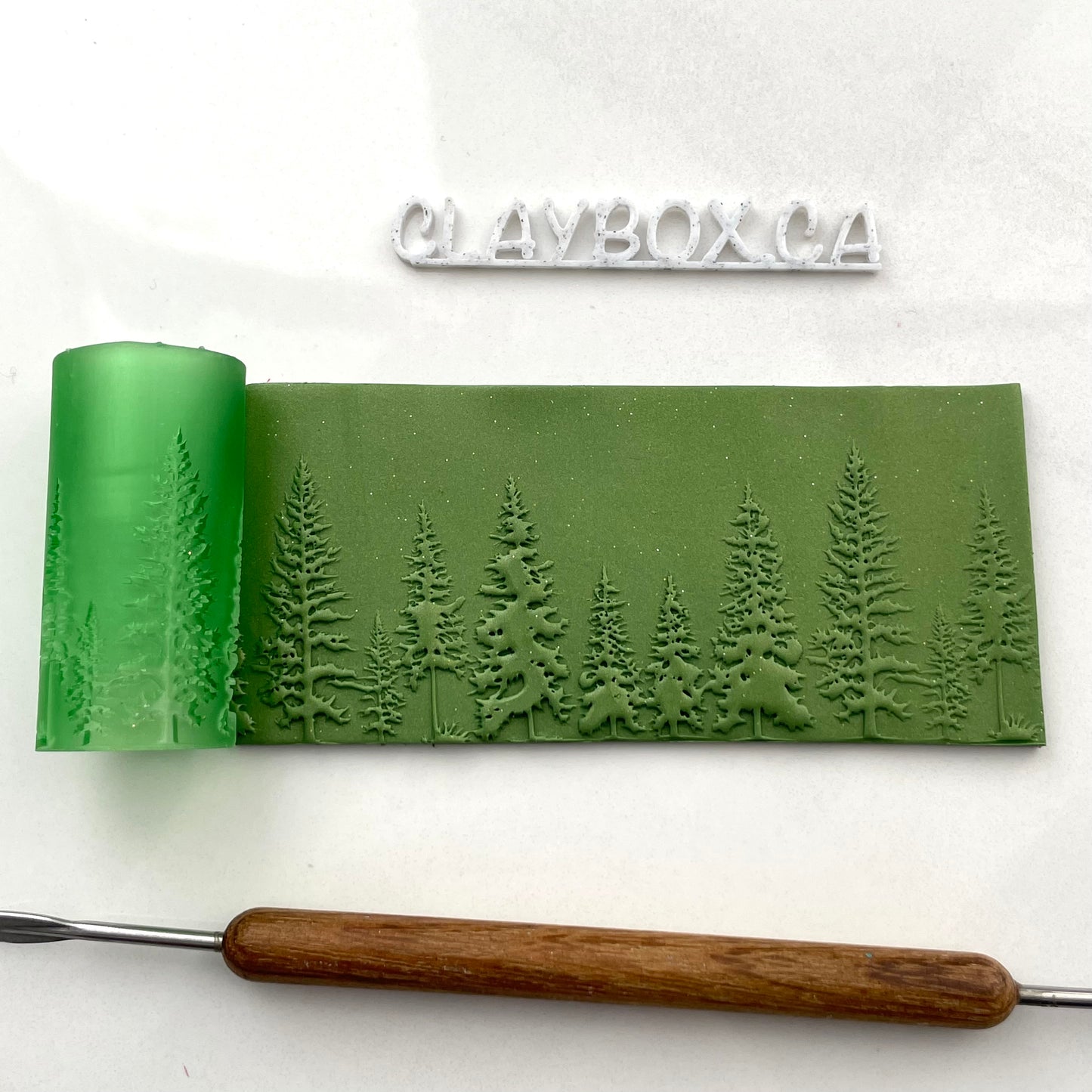 Pine trees texture roller