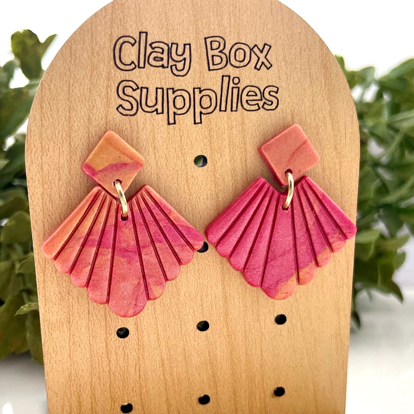 Scalloped square dangle cutter set - two pieces