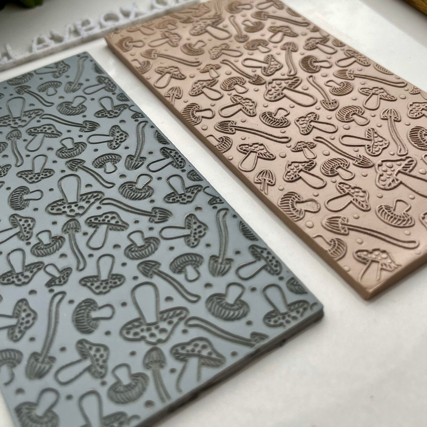 Mushrooms texture mat