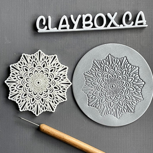 Mandala stamp  2 - made for use with polymer clay