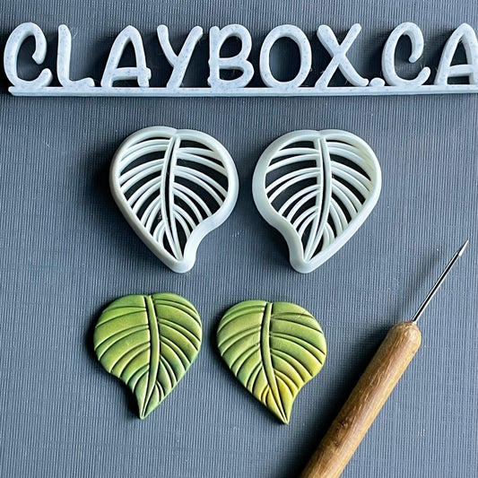Tropical leaf stamp/cutter