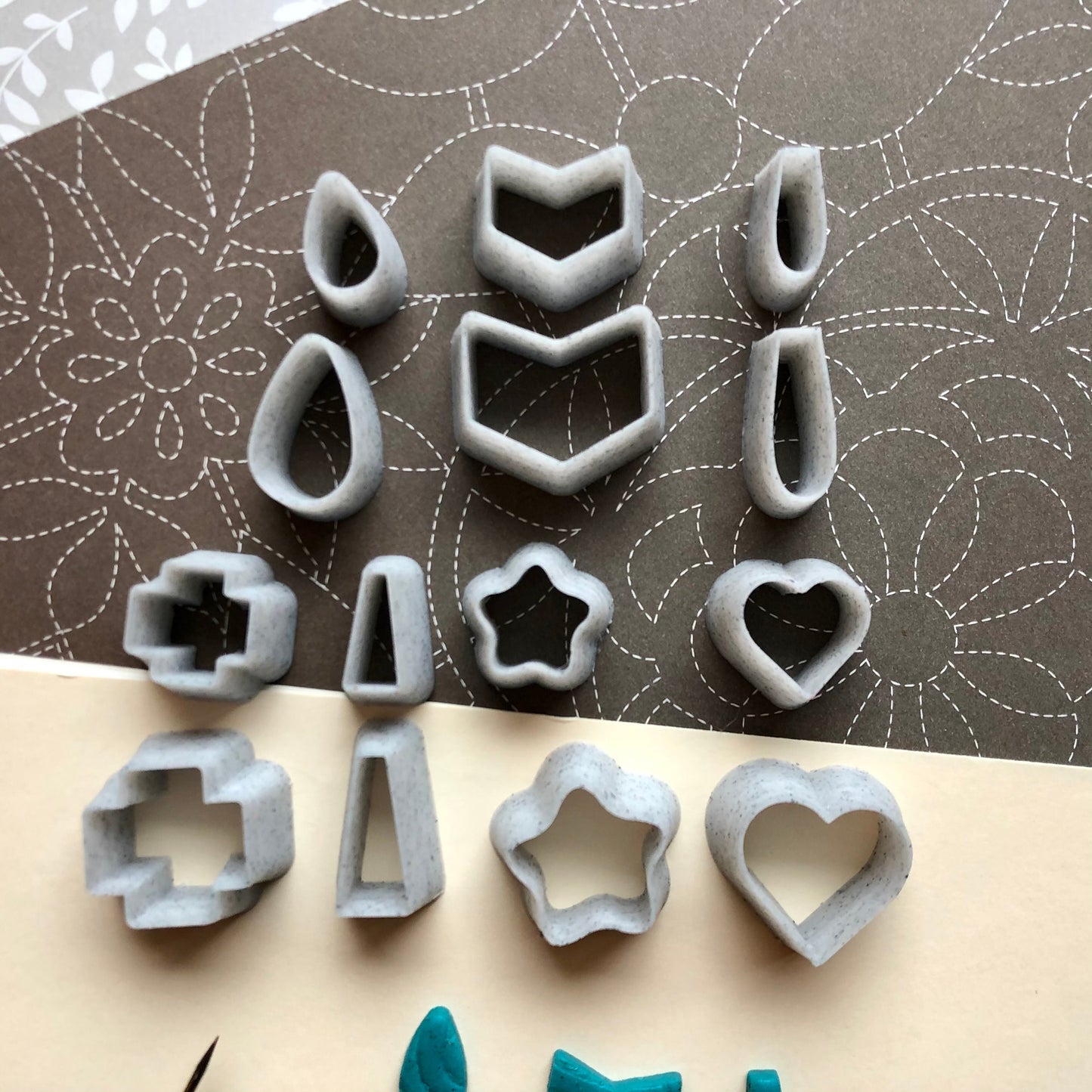 Mix and match small cutters (set 3) - made for polymer clay