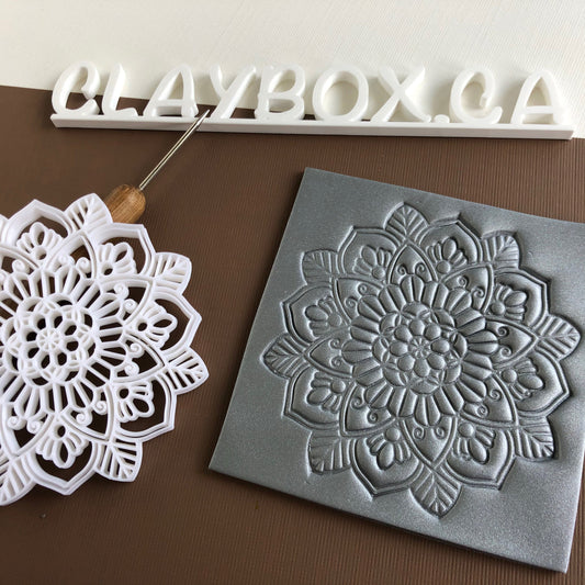 Mandala stamp  1 - made for use with polymer clay